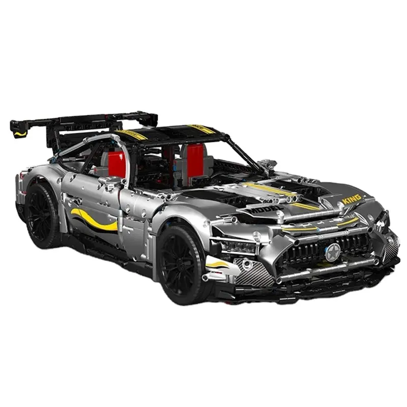 13126 Technical APP RC AMGED GT R 1:8 Super Sport Car Model Building Blocks Bricks Puzzle Toy Birthday Gifts For Kids
