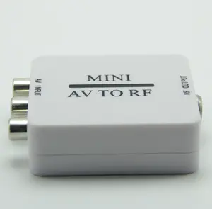 Input AV Output RF Mini AV Ke RF Audio Video Konverter Sinyal AV Ke Modulator RF