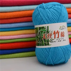 かぎ針編み用竹綿糸50g/ボール天然有機編み物織り