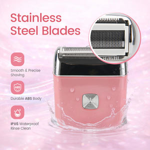 Rasoir bikini rechargeable sans fil PRITECH pour <span class=keywords><strong>femme</strong></span>, rasoir de poche lavable IPX6, mini rasoir électrique pour <span class=keywords><strong>femme</strong></span> avec plusieurs vitesses - Product Image 3