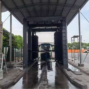 Machine à laver automatique 3 brosses pour bus et camions - Product Image 6