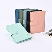Dompet Paspor PU Pendek Di Bawah 2 Inci Tahan Air Anti RFID Tempat Kartu Perjalanan Unisex
