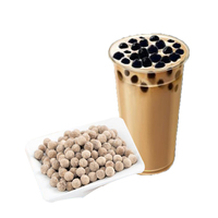 Perles de tapioca noires YUECHUANXIANG en gros, billes de boba moelleuses, sirop de sucre brun, 900g*20 sacs/ctn, approvisionnement en vrac en boîte et en sac