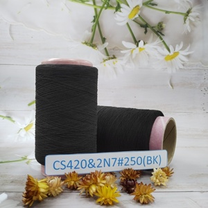 Fil élastique pour chaussettes, fil de nylon brut noir, fil de caoutchouc, anneau de couture, sangle teinte sur mesure, fil élastique coloré, matériau d'usine - Product Image 5