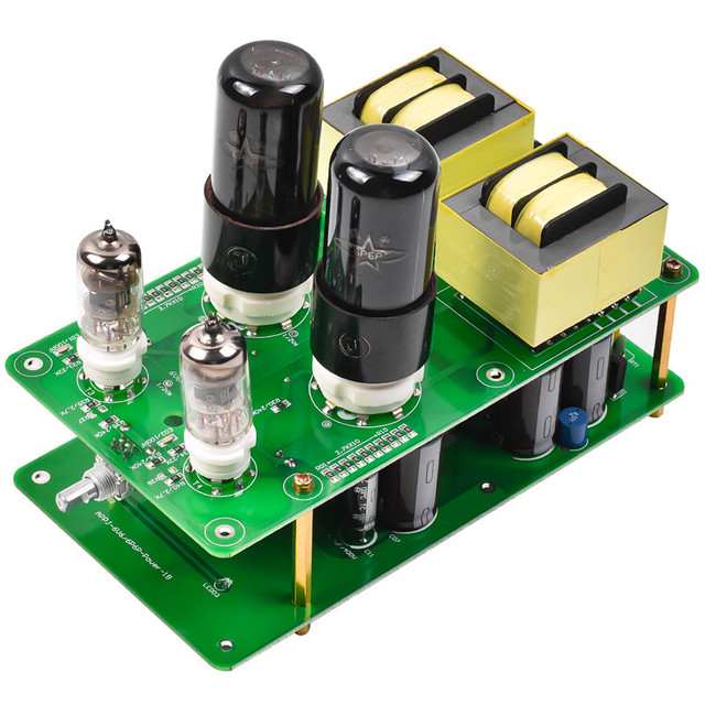 APPJ Single End 6J1 + 6P6P(6V6) Tube Amplifier Kit DIY Board Class a Power AMP Hifi Vintage Audio DIY 3W+3W