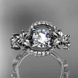 Elegante Anello da Donna con Fiore Traforato, Anello Floreale Semplice alla Moda, Accessorio per Mani da Indossare Quotidianamente - Product Image 6