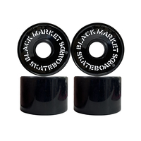 Roues de skateboard professionnelles 70*50mm en PU 78A, roues vierges pour longboard, personnalisables, antidérapantes et durables