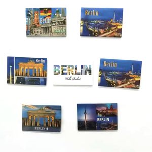 Aimant de réfrigérateur en étain, souvenir touristique de <span class=keywords><strong>Berlin</strong></span>, <span class=keywords><strong>Allemagne</strong></span>, avec autocollant métallique de <span class=keywords><strong>ville</strong></span>, promotionnel pour les voyages - Product Image 5