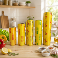 Film étirable en PVC de qualité alimentaire, rouleau souple, résistant à l'humidité, pour l'emballage des fruits et légumes
