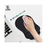 Tapis de souris de jeu personnalisé avec repose-poignet en mousse à mémoire de forme, base antidérapante, tapis de bureau – En stock