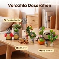 Mini Waldgeist-Figuren Plastik Anime Waldkreaturen Set von 10 Schreibtisch-Dekorationen Terrarium Diorama Gachapon Füller Gacha Preise