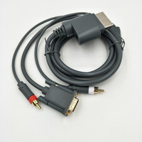 Connecteur de câble Audio vidéo VGA, sortie optique et Port Audio numérique, pour Microsoft XBOX 1.8, XBOX360, HD, 360 M