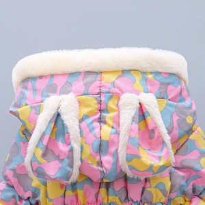 Fábrica de Ropa para Bebés, Abrigo de Piel de Conejo para Niñas, Invierno, Fabricante Chino - Product Image 4