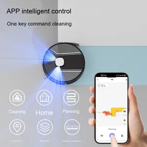 V8 <span class=keywords><strong>Robot</strong></span> tres en uno, navegación láser de vacío, fregado de succión eléctrico de alta potencia, tanque de agua integrado, <span class=keywords><strong>Control</strong></span> de aplicación de plástico - Product Image 2