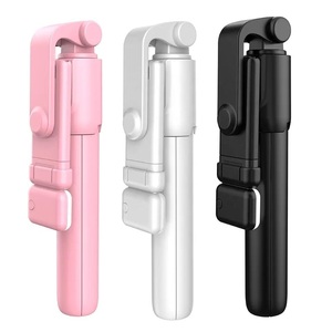 R1S Trépied portable rétractable pour téléphone portable avec lumière d'appoint <span class=keywords><strong>Bluetooth</strong></span> et perche à <span class=keywords><strong>selfie</strong></span> - Product Image 1