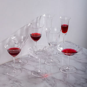 Роскошный ручной выдувной длинный стебель бокал для вина свадебный Чистый хрустальный бокал для вина - Product Image 3