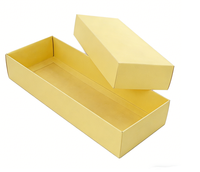 Boîtes cadeaux en carton jaune de qualité supérieure, boîtes d'emballage rigides en papier personnalisables pour cadeaux, artisanat, bonbons et stockage en détail