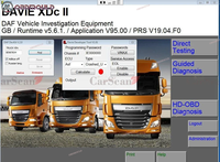 Système de diagnostic pour camions lourds pour scanner de voiture Vci560 Câble Obd2 Interface Daf Moteur de camion Diagnostic DAF avec logiciel