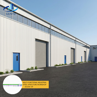 Nouvelle structure en acier robuste Atelier préfabriqué Bâtiment industriel en métal pour les projets de fabrication et de logistique