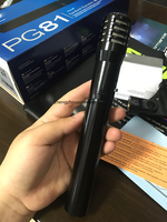 Microphone professionnel pour instruments, cardioïde, PG81, dynamique, à condensateur, pour voix, cordes acoustiques, guitare, microphone PG81