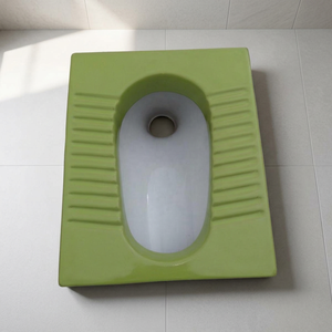 WC à la turque en céramique vert bon marché, design Orissa, sanitaires indiens - Product Image 6
