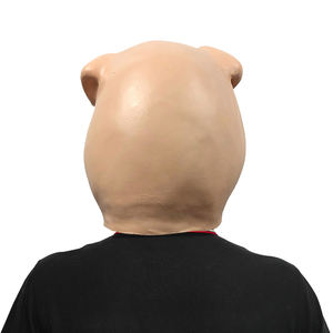 ขายส่งปรับแต่งคอสเพลย์เครื่องแต่งกายปาร์ตี้สมจริงหมูโกรธหน้ากากหมวกฮาโลวีนLatexสัตว์หน้ากาก - Product Image 5