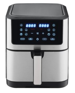 Nouveau modèle 2025 – Four friteuse à air 8L à commande tactile avec fenêtre de cuisson visible, cuve unique, 1800W, écran LED, grande friteuse à air et grille-pain - Product Image 4