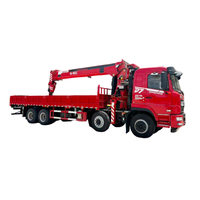 Grue embarquée composite multi-actions personnalisable de 14 tonnes, commande à distance