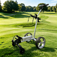 Chariot de golf pliable intelligent G1 avec télécommande et suivi automatique - Propulsion électrique, chariot de golf léger