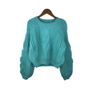 Pulls pour femmes, nouveau <span class=keywords><strong>pull</strong></span> jaune, pulls de couleur bonbon, <span class=keywords><strong>pull</strong></span> court <span class=keywords><strong>chic</strong></span> Harajuku, <span class=keywords><strong>pull</strong></span> torsadé - Product Image 5