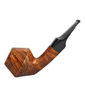 Muxiang Briar Wood Smoking Pipe Bent Shape With Filter Tobacco Pipe For Men - Product Image 5