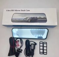 3 canaux 10 pouces écran tactile WIFI Stream Media voiture DVR Dash Cam 3 caméras double objectif rétroviseur caméra voiture boîte noire