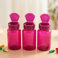 Conteneur vide en plastique de qualité alimentaire pour capsules et comprimés, bouteille de stockage en PET pour emballage industriel