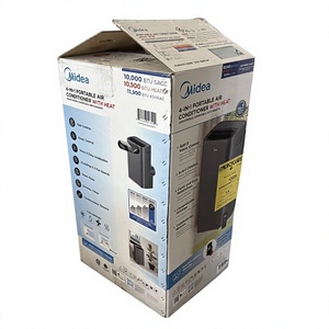 Climatiseur portable Midea 12000 BTU 4-en-1, pompe à chaleur, mini-split sans conduit, onduleur 19 SEER2, refroidissement et chauffage, COP 1200 EER - Product Image 1