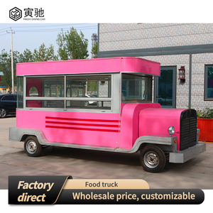 YC-T13 En Acier Inoxydable En Plein Air Restauration Camion Voiture Cuisine Mobile pour Snack Alimentaire Hotdogs Chips Crème Glacée Fast <span class=keywords><strong>Food</strong></span> Concession - Product Image 6