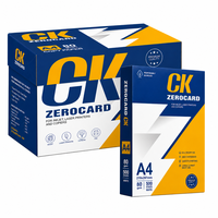Papier copie blanc A4 Zerocard CK, direct usine, 70g/m², 75g/m², 80g/m², 100% pâte de bois vierge, papier de bureau pour impression, vente en gros
