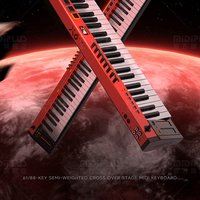 Midiplus X6 Pro II Teclado Controlador MIDI USB Profesional de 61 Teclas de Tamaño Medio Estilo Piano con Motor de Sonido