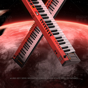Midiplus X6 Pro II Профессиональный MIDI-контроллер с 61 клавишей среднего размера в стиле фортепиано, USB MIDI-клавиатура со звуковым движком - Product Image 2
