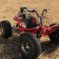 Kart tout-terrain 212cc à quatre temps haute performance pour terrain herbeux, tout-terrain, extérieur, essence, buggy de course robuste pour adultes/jeunes