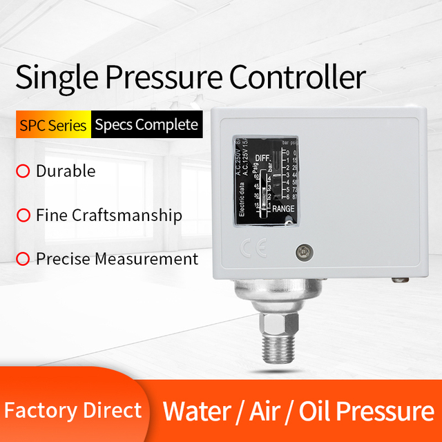 High Quality Adjustable Controller Water Pressure Switch