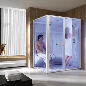 Sauna buhar banyo makinesi 6 kişi buhar odası ile elektrikli buhar jeneratörü
