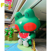 Meilleures ventes : Grenouille gonflable verte à prix d'usine avec pastèque pour la publicité et les fêtes d'enfants