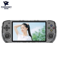 Vente en gros de consoles vidéo Powkiddy Rgb20s Gaming 5 pouces Console portable 40000 jeu rétro pour Psp1/Ps1/N64/G Ba/Snes/Md