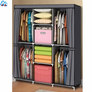 PP di plastica montare di archiviazione portatile pieghevole non <span class=keywords><strong>tessuto</strong></span> <span class=keywords><strong>armadio</strong></span> - Product Image 4