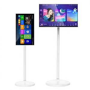 Nieuwe legergroene 16:9 touchscreen <span class=keywords><strong>32</strong></span> <span class=keywords><strong>inch</strong></span> Android Smart TV-standaard 10000mAH hoge-capaciteit batterij 8+128G 4K UHD draaibare verplaatsbare <span class=keywords><strong>monitor</strong></span> - Product Image 1