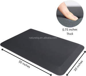 Tapis de cuisine moderne anti-âge, imperméable en PU PVC, antidérapant, facile à nettoyer, confortable, nouveauté, résistant à la saleté, tapis amortissant - Product Image 2