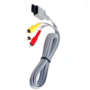 Cable AV compuesto con cubierta de PVC de 1,8 m, cable de Audio y vídeo 3 RCA para consola de juegos Nintendo <span class=keywords><strong>Wii</strong></span> U en Stock - Product Image 6