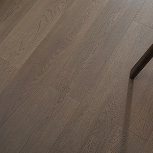 Parquet massif AVANTIMORA EN717-1 en chêne blanc brossé multicouche, qualité AB, résistant à l'usure, système clic, largeur 14mm 15mm 18mm, idéal pour les centres de villégiature - Product Image 1