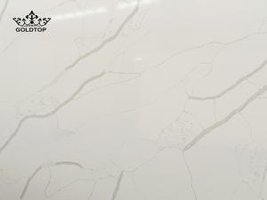 Placa de piedra de cuarzo para encimeras de cocina, producto más nuevo, blanco, Calacatta - Product Image 5