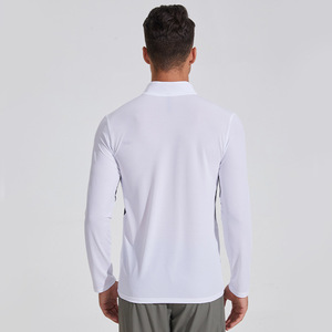 Camicie sportive da Golf <span class=keywords><strong>taglie</strong></span> <span class=keywords><strong>forti</strong></span> da <span class=keywords><strong>uomo</strong></span> nuove arrivate magliette sportive da ginnastica a maniche lunghe 1/4 <span class=keywords><strong>felpe</strong></span> con Zip a quarti - Product Image 2
